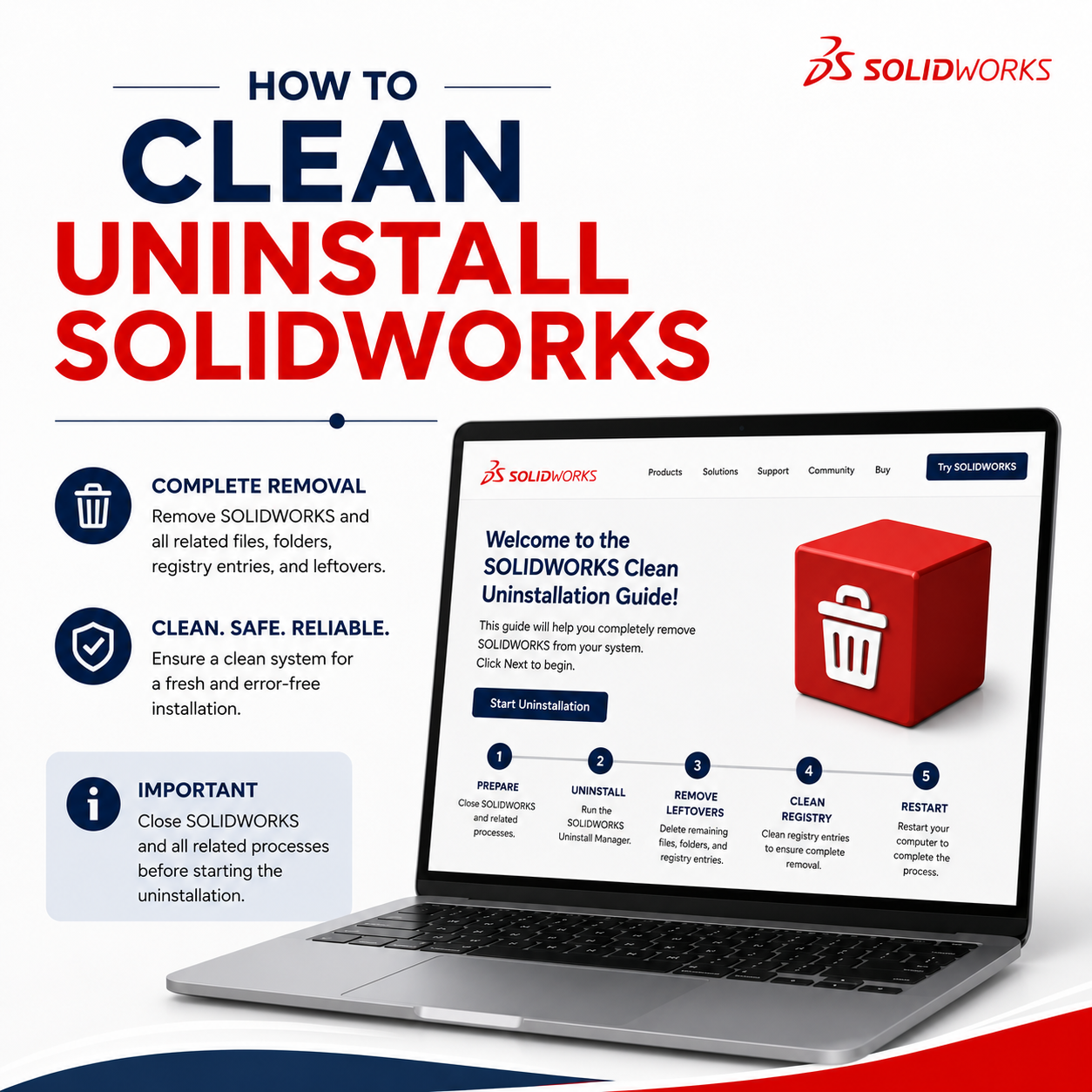 SOLIDWORKS Clean Uninstallation Guide